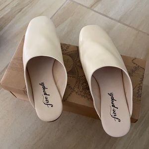 Free people mules! New/ never worn!